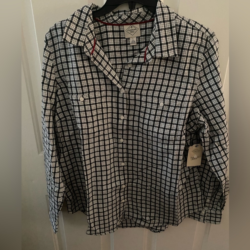 Black and White button down